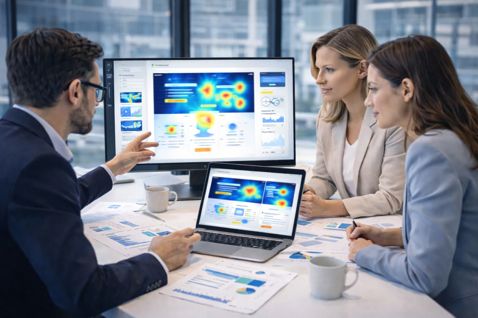 AI Heatmaps im Neuromarketing helfen, Landingpages vorab auf Aufmerksamkeit zu optimieren