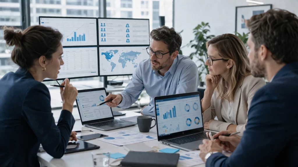 B2B-SaaS-Team entwickelt personalisierte Akquise-Strategien für erklärungsbedürftige Produkte