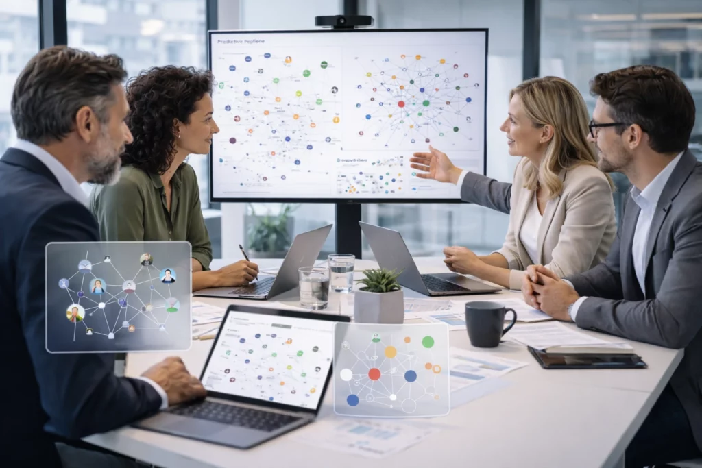 Organizational Network Analysis macht informelle Führung und laterale Führung in Matrixorganisationen sichtbar