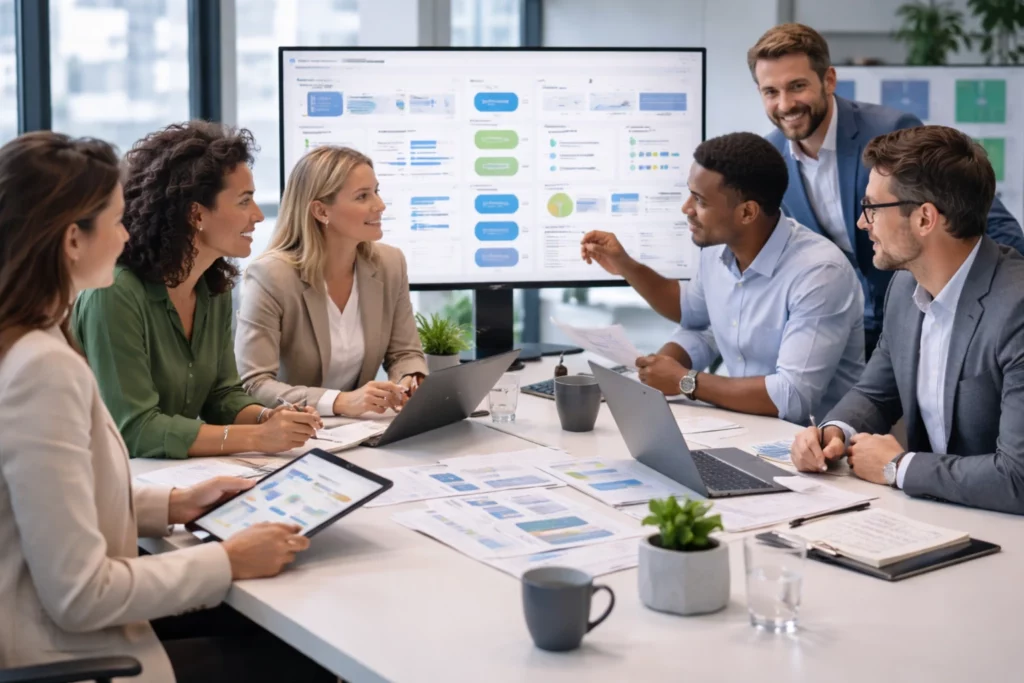 Sales Management und Revenue Operations: Marketing, Sales und Customer Success arbeiten gemeinsam an Umsatzprozessen