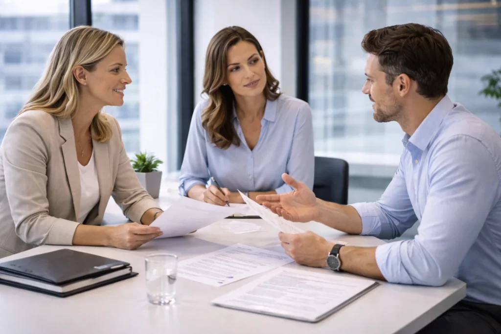 Verhandlung über Zeugnisformulierungen für ein qualifiziertes Arbeitszeugnis zwischen HR und Ex-Mitarbeiter