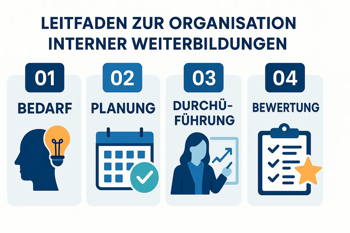 Illustration zum Thema Leitfaden zur Organisation interner Weiterbildungen