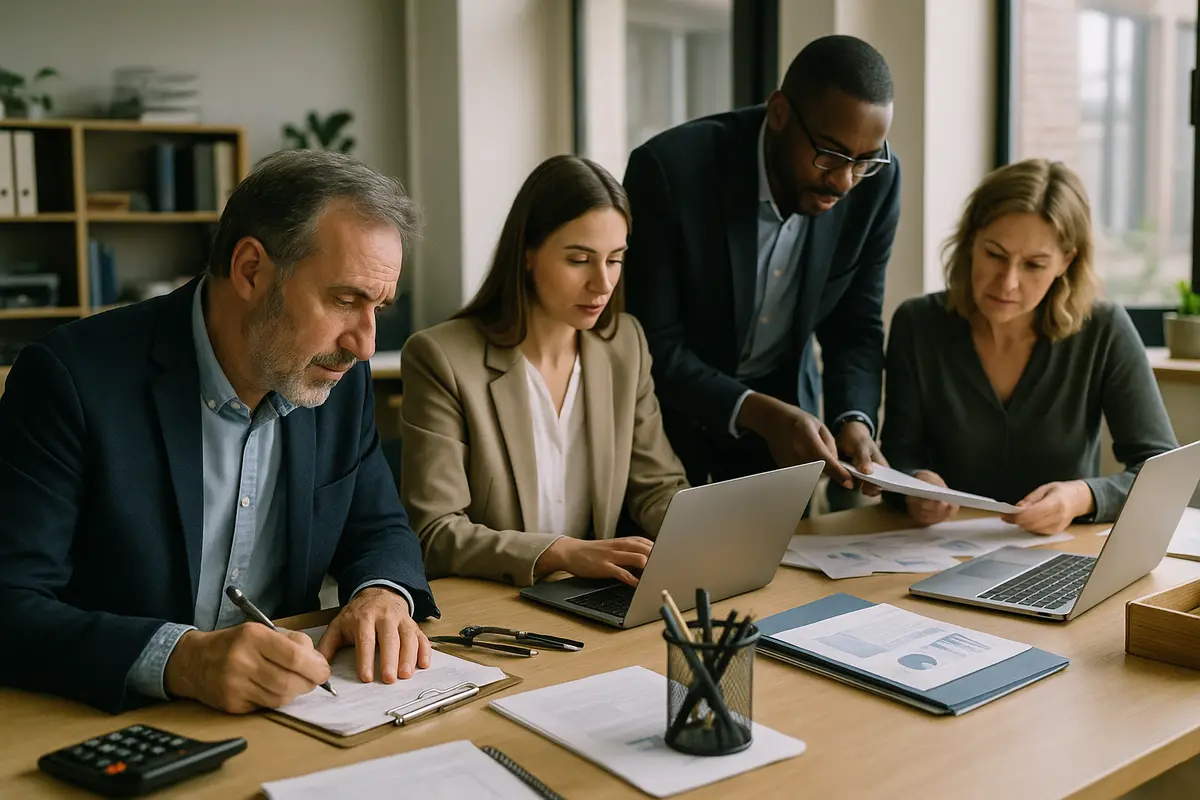 Die Psychologie der Stimme in der Business-Kommunikation - authentische Business-Szene im Arbeitsalltag